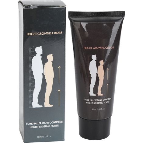 Crème de croissance taille 60ml, 3 pièces, massage osseux renforçant, ingrédients végétaux sûrs, gain de hauteur naturel (1/5)