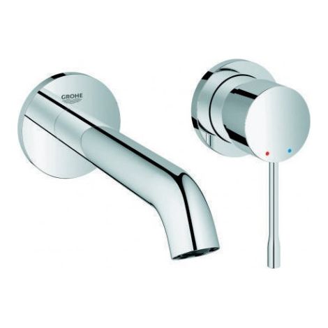 GROHE 29192001 Mitigeur mural 2 trous pour lavabo Essence 291921 FMS, bec 183 mm, chrome (1/4)