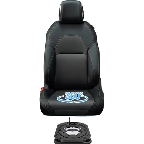 Base del sedile girevole, rotazione a 360 gradi, portata 130 kg, acciaio laminato a freddo da 3 mm, compatibile con camper e furgoni, facile installazione (1/5)