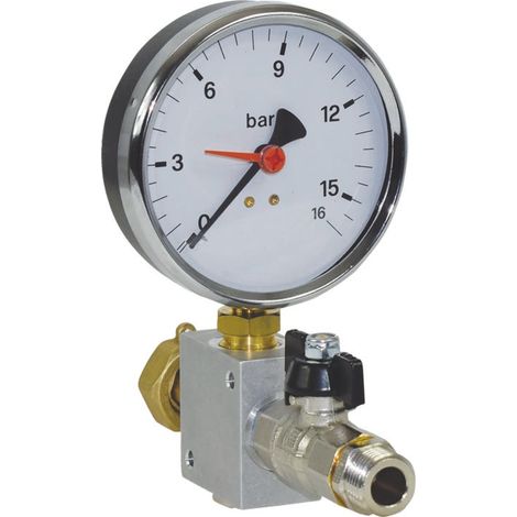Prüfdruckmanometer 16 bar