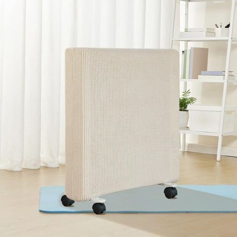 Dust cover for electric radiators, protective cover for oil-filled radiators, steam radiator covers, elastic fabric cover (80-104cm) (1/4)