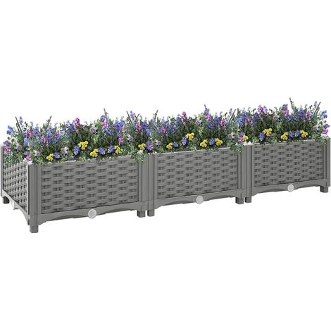 Maison Exclusive - Hochbeet 120x40x23 cm Polypropylen
