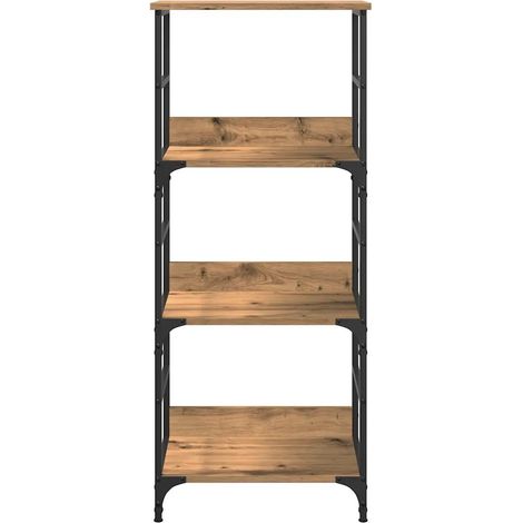 vidaXL Bücherregal Eichenholz Handwerk 50x33x117,5 cm aus Spanplatte