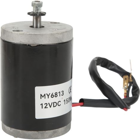 Hochtouriger Bürstenmotor, hohes Drehmoment, geringe Wärmeentwicklung, 12V 150W Aluminium-Elektromotor für Fahrräder (1/5)