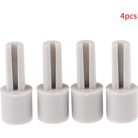 Rallonge pour potentiomètre de mixeur, tige en plastique gris, 25 mm x 10 mm, trou de demi-axe en D de 6 mm, lot de 4 (1/5)