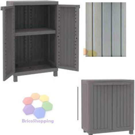 Armadio terry cwood 68x39x91h tuttopiani 680 resina effetto legno