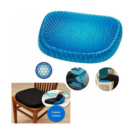 Cuscino Gel Sedia Sedile Nido D'ape Comfort Sostegno Seduta Corretta Uffici M (1/3)