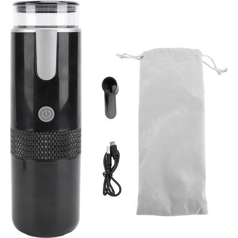 Portable electric espresso machine, camping coffee maker, cordless espresso machine, self-heating capsules, suitable for office use (1/5)