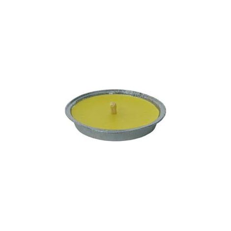 CITRONELLA MEDIA IN CIOTOLA DI ALLUMINIO- - ø cm.14x2,5h. - 36 pezzi LAPILLO