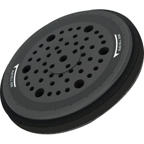 Plateau auto-agrippant medium multi-trous ø150mm/8mm pour ponceuse orbitale - CO 1311 - CLAS Equipements