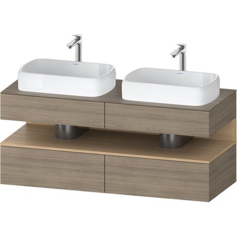 Duravit Collection One Meuble sous-vasque sur console, 2 tiroirs,