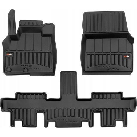Tapis de sol, tapis de sol en caoutchouc, Renault Espace 4 2002-2014, bac 3D (1/5)