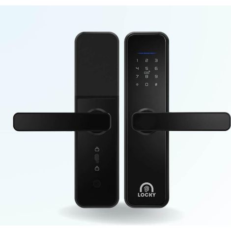Serrure connectée LOCKY-1 à code, badge et bluetooth (1/4)