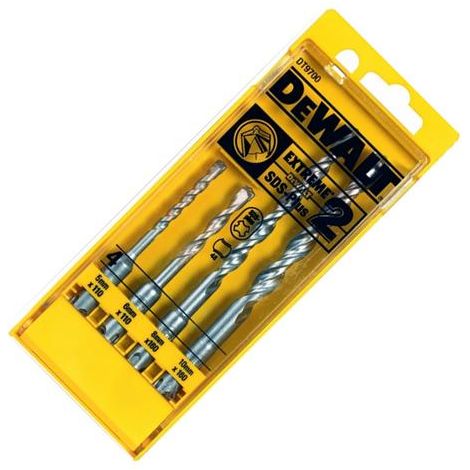 DEWALT Caja de plástico de 4 brocas SDS-Plus Extreme - Ø 5-6-8-10 - DT9700 (1/8)