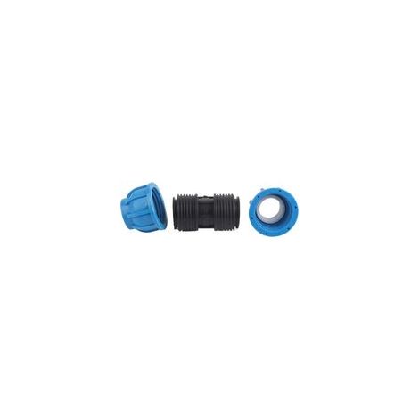 Adaptador de conector recto de 4 piezas de plástico PE de 32 mm a 32 mm para accesorios de mangueras de agua