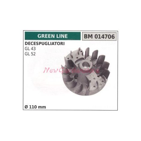 Volante magnético GREEN LINE desbrozadora GL43 52 Ø  110mm 014706