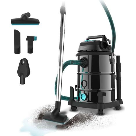 Cecotec – Aspirateur sans sac 30L 1600W – Moteur DC haute efficacité – Système de vidange facile – Filtre à particules pour efficacité maximale