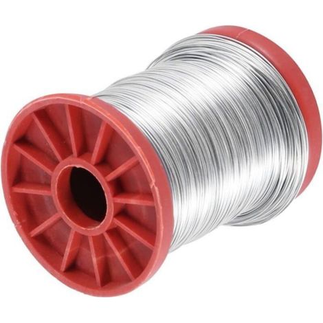 1 Rouleau fil acier inoxydable, diamètre 0,5 mm, poids 500 g, pour cadre ruche apiculture (1/4)