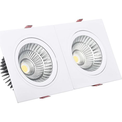 LED Downlight Einbaustrahler 10W Rechteckig Madison Ausschnitt 165x75 mm 4000K Neutralweiß