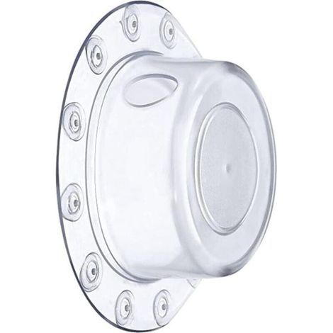Pair Bouchon de Trop-plein Silicone pour Baignoire et Lavabo, Vidange avec Ventouse - Accessoire Pratique pour Salle de Bain