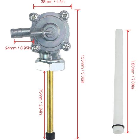 Gilt für Tankschalter und Kraftstoffventile der Honda-Modelle CBR600, VTR250, CBR250, CBR919 und CB1300. (1/4)