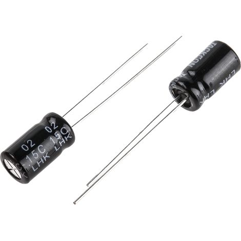 Condensateur RS PRO 100µF, 25V c.c.