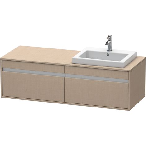 Duravit Ketho consola mueble bajo lavabo, suspendido,
