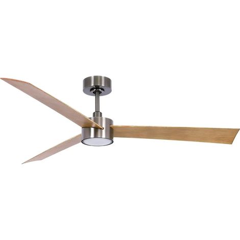 [GEBRAUCHT] B-Ware Beacon Deckenventilator Ventilator Climate Iv Lampe Nickel Holz Remote ø132cm
