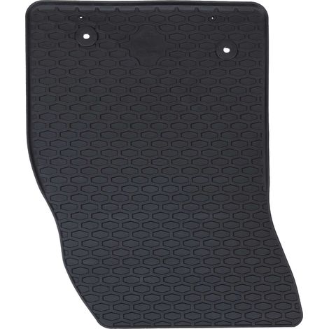 Tapis de voiture 4 pcs Noir Caoutchouc (1/5)