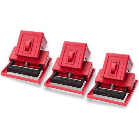 Dispositif de verrouillage de disjoncteur de grande taille (lot de 3), type pince, 480/600 volts (1/5)