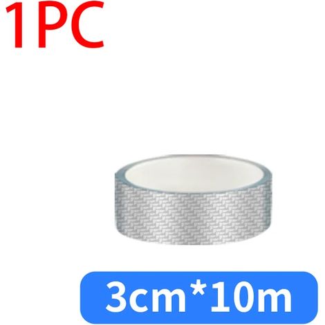 (3 cm x 10 m) Film protecteur de seuil de porte SEAMETAL en fibre de carbone 3D pour voiture : protection anti-rayures, adhésif, résistant à l'usure et imperméable. (1/5)