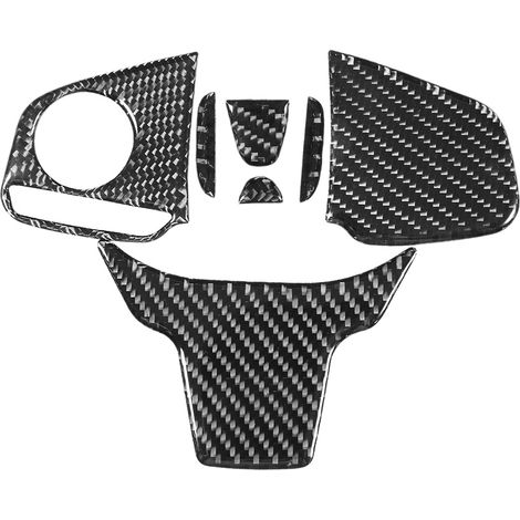 Volant Carbone Panneau Bouton Commutateur Garniture Couvre pour Honda Civic 10e FC/FK 2016-2019 Type C (1/5)