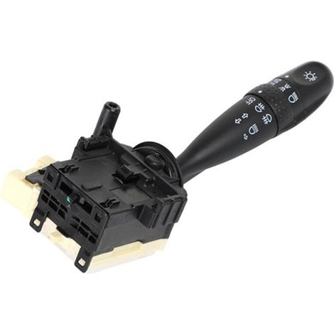 Stück. Farbe: Schwarz. Material: Kunststoff. Kombinierter Blinker- und Lichtschalter für Auto 8414. (1/4)