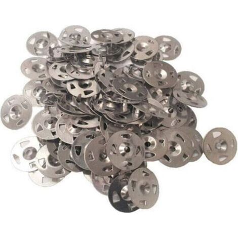 Rondelles de fixation (x100), XU,Inox pour panneaux prêts à carreler, produit qualité supérieure, durable et fiable, matériaux sélectionnés, conforme normes, easy à utiliser (1/4)