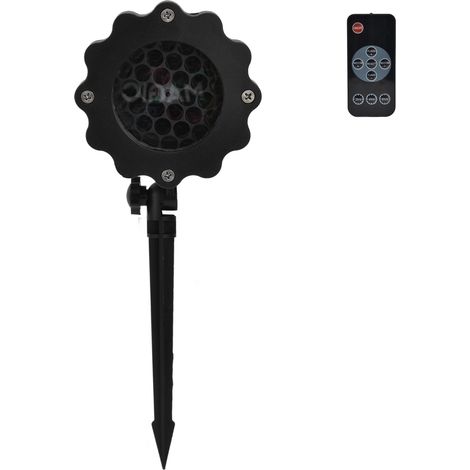 Projecteur lumineux flocon de neige de Noël étanche IP65, éclairage décoratif pour Halloween, Noël et autres fêtes, 100-240 V (1/5)