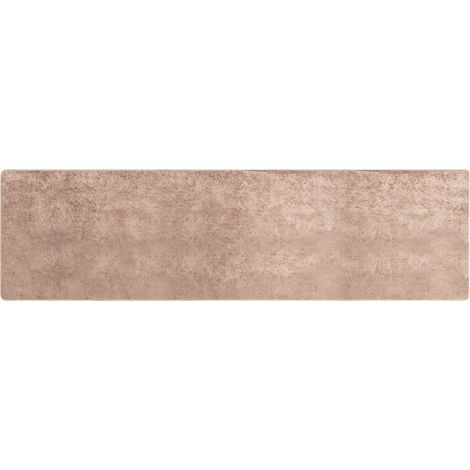 vidaXL Rug Runner MARSA Sand 80 x 350 cm Polyester and PVC