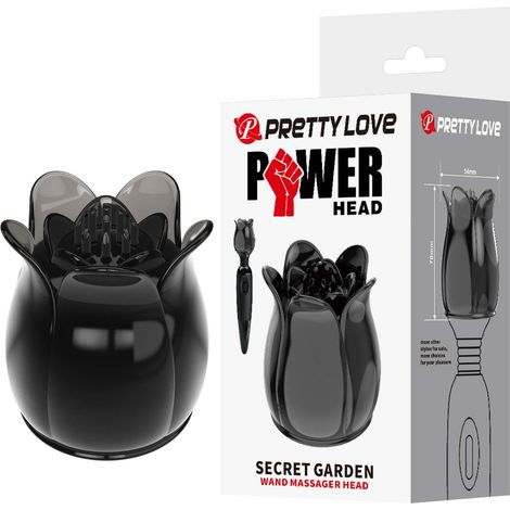 Accessorio massaggiatore a bacchetta Power Head Secret Garden Pretty Love Stimolatore clitorideo (1/5)
