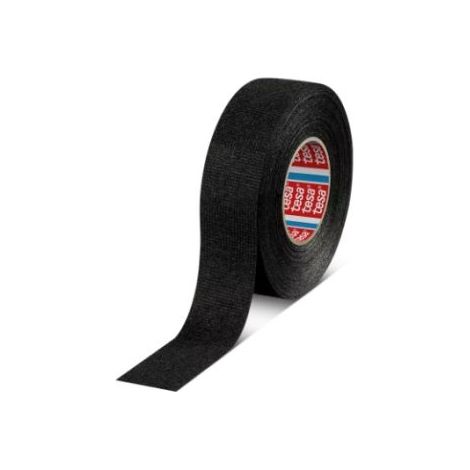 Tesa – Ruban adhésif noir PET 19mm x 15m – Force d'adhérence 3 N/cm – Résistance à la traction 40N/cm – Allongement à la rupture 20% (1/2)