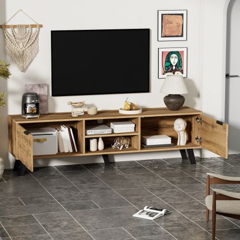 Meuble TV moderne (à deux portes) (1/4)