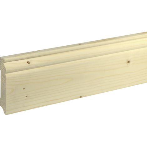 FN Neuhofer Sockelleiste SF272/S0950 240 cm 95 x 18 mm Fichte/Kiefer Holzleisten (1/2)