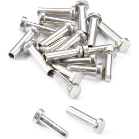 Manchon De Protection - Acier Inoxydable - Pour Câble 3/16 Pouce - Compatible Garde-Corps Sur Poteaux Bois - 20 Pièces (1/4)