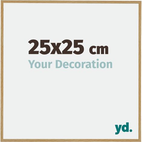 yd. - Cadre photo 25x25 - Hetre Clair - Plastique - Evry