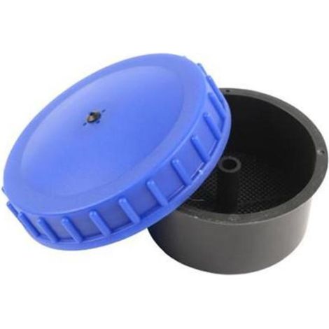 ROSY tapa+filtro+valvula p/mochila , Tapadera, filtro y válvula 3521C. Para bombas GDM Rosy. - Plástico. - Negro y azul.