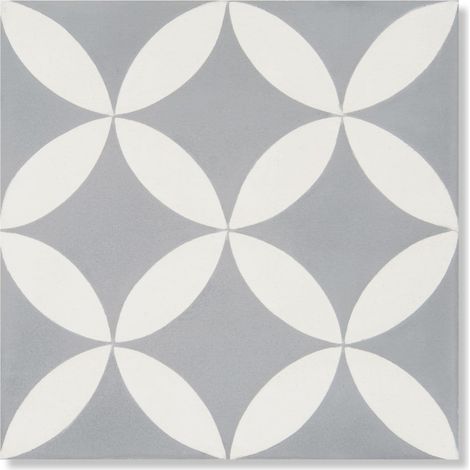 Carreau de ciment véritable Ozon 20x20x1,6 cm (à l'unité) - RO'MA NATURE