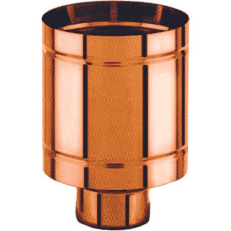 Chapeau antivent 80/100 acier inoxydable/cuivreplus