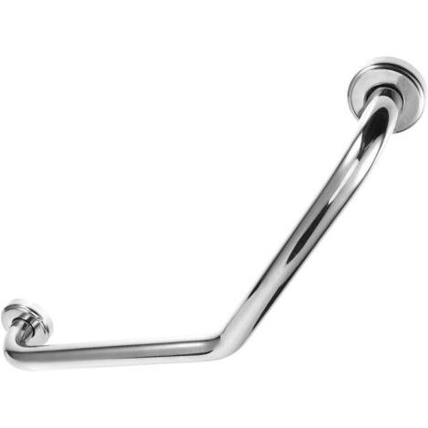 Barre d'appui de salle de bain, 500 mm en acier inoxydable, barre d'appui de sécurité antidérapante, porte-serviette, barre de douche, poignée d'appui pour les personnes âgées, handicapées