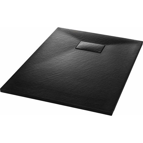 Maison Exclusive - Plato de ducha SMC negro 100x70 cm (1/5)