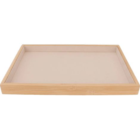 Schmuckablage, Elegantes Design, Kratzfest, Beige (1/2)