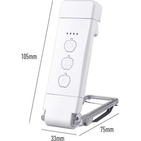 Liseuse Lampe de Lecture Rechargeable, Liseuse Lampe Clip au Lit, 3 Couleurs Protection des Yeux (1/5)