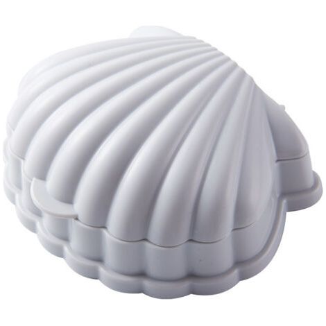 VtiziklBoîte de rangement de bijoux en coquille portable Boîte de rangement pour bijoux pour filles, bagues, boucles d'oreilles, goujons(gris) (1/5)